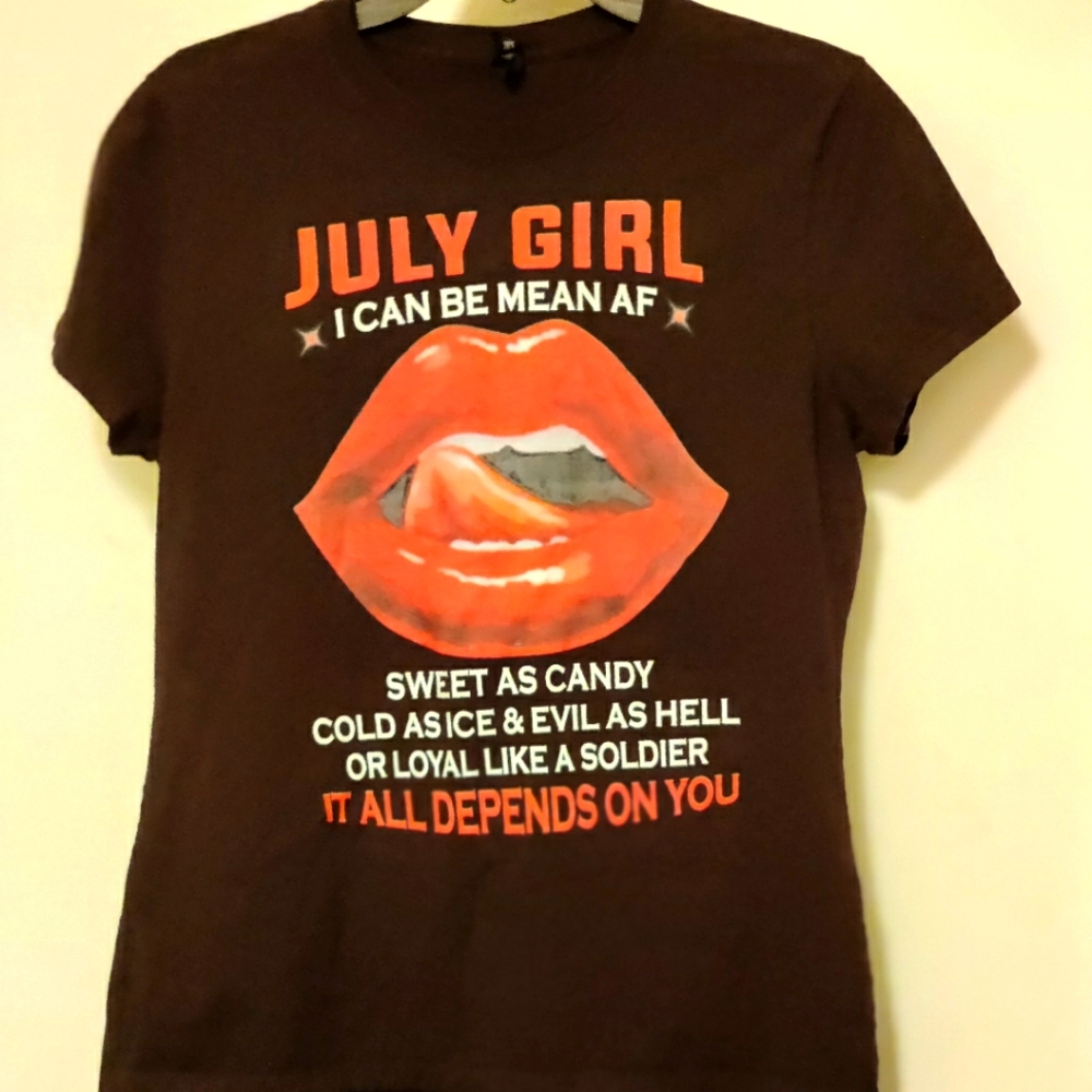 Medium Size July Girl T-shirt